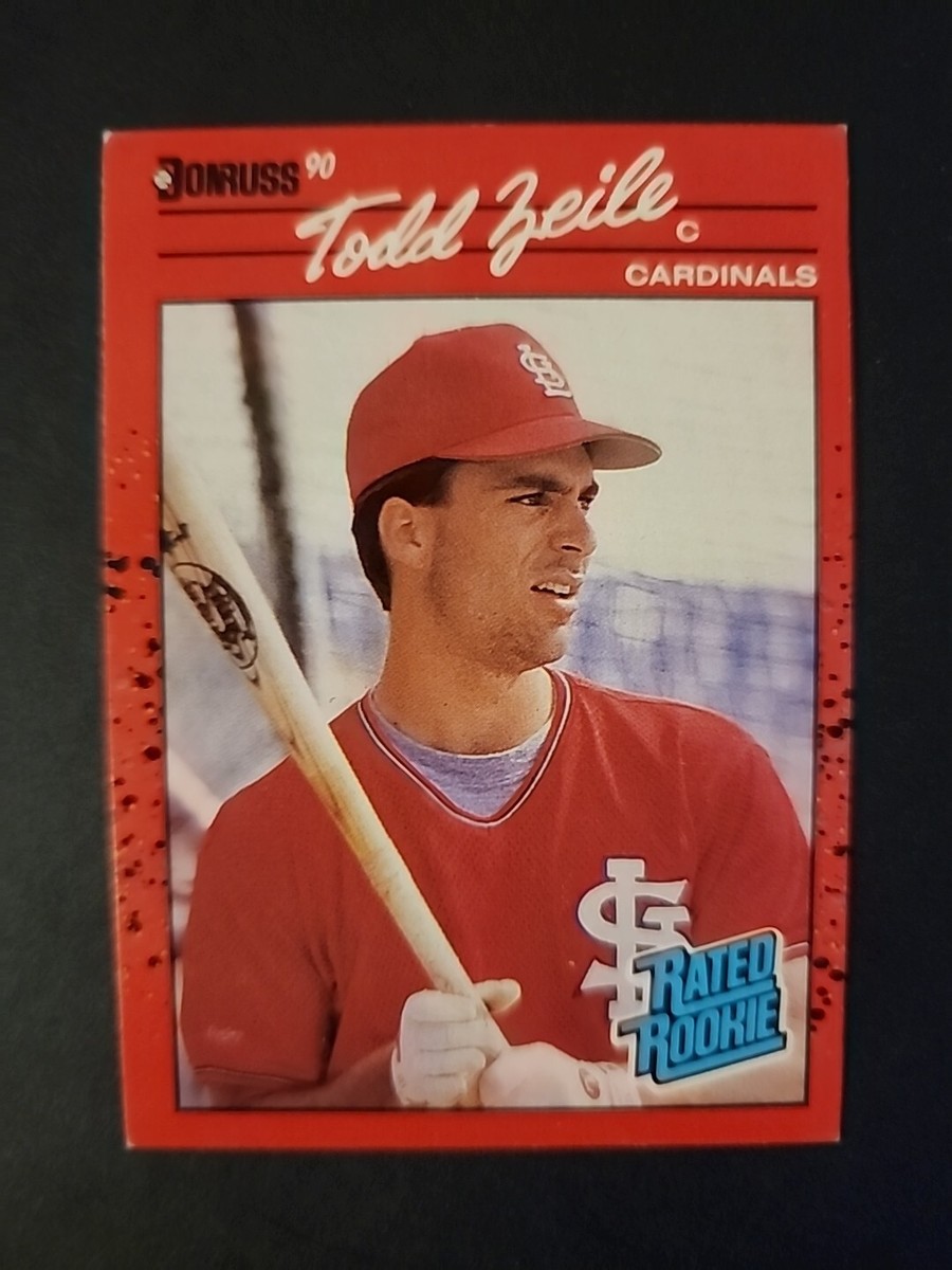 1990 Donruss Todd Zeile Rookie Error Card No dot after Inc | eBay