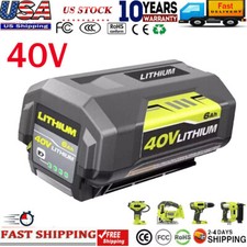 40V Max Battery for Ryobi 40 Volt Lithium OP4050 OP40602 OP40261 OP4060 OP4030