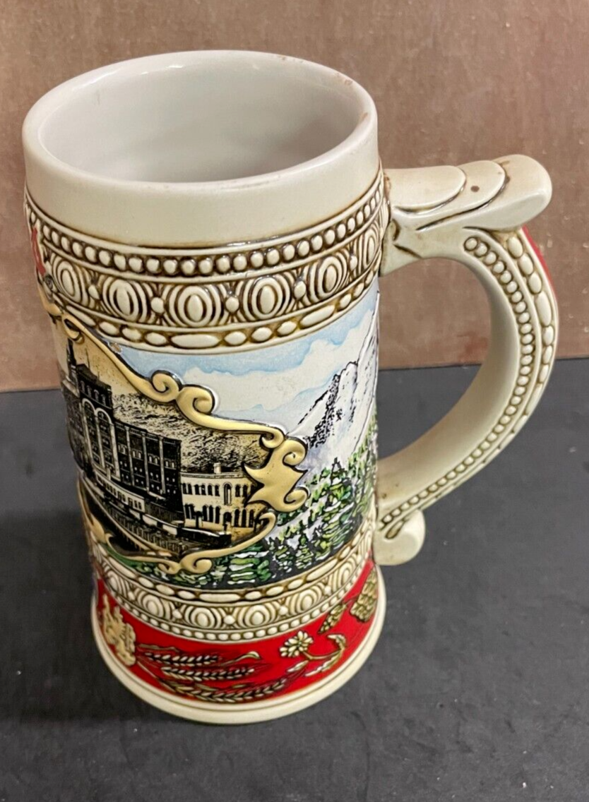 14oz red coffee mugs Indiana 14oz Relief Mug main image 0