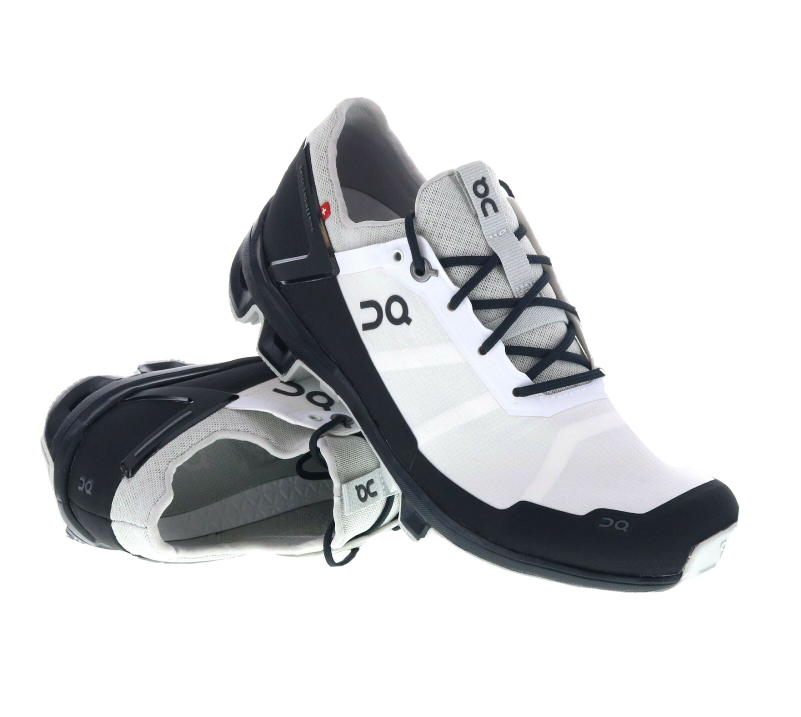 On Cloud Womens Cloudventure Peak Waterproof White Black Running Shoes Size 11