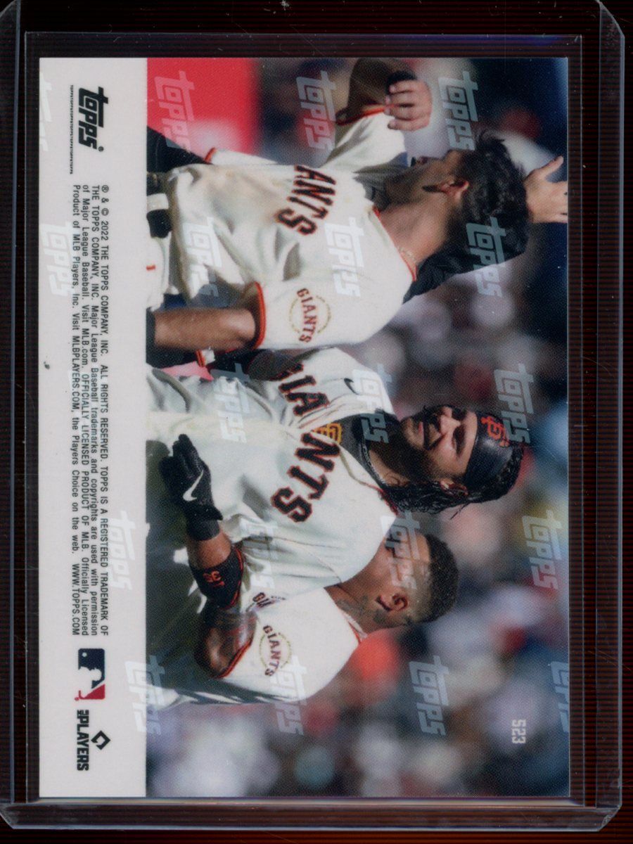 プホルス&モリーナ topps now 2022 引退 ブルー パラレル シリ 2022 Topps Now #523 Brandon Crawford Blue Parallel Card #d 4/49 | eBay