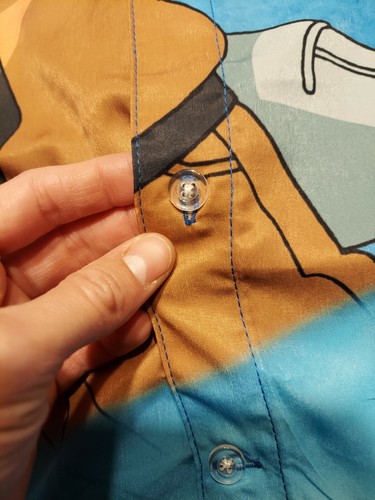 Camisa de manga corta tejida con botones con botones con botones con luz azul de Naruto Shippuden - Imagen 28 de 39