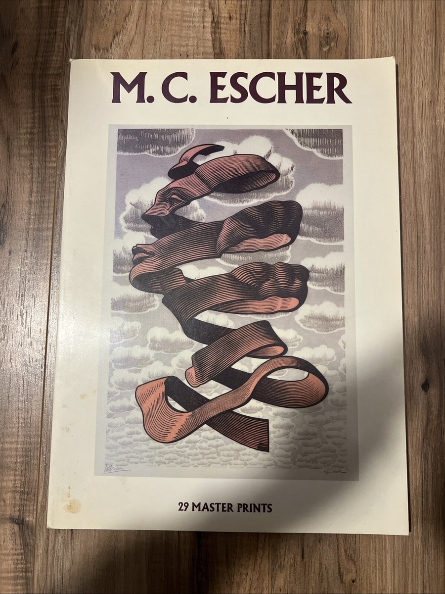 アート・デザイン・音楽 M.C. ESCHER 29 MASTER PRINTS MC Escher 29 Master Prints Vintage 1981 Large Format Art