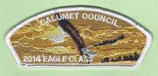 CALUMET COUNCIL 2014 EAGLE SCOUT CSP   SA-60   WHITE BORDER