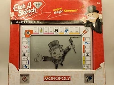 ETCH A SKETCH NIB 60th Anniversary Monopoly Edition Collectors Limited Edition