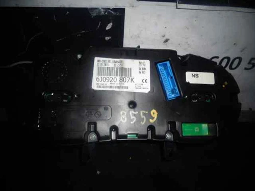 6J0920807K Cuadro Instrumentos para SEAT IBIZA SC (6J1) Bocanegra 2009 131278 - Imagen 3 de 3