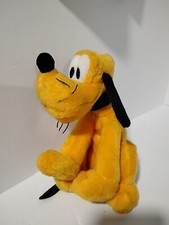 Walt Disney World 100 Years of Magic Pluto Plush Bean Bag Black Collar Coin Paw