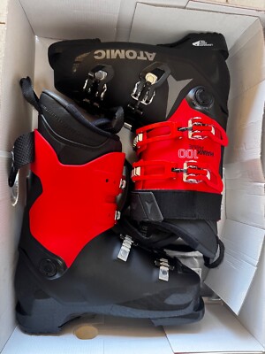 Atomic Hawx Prime 100 Red 9.5 men s ski boots Brand new 