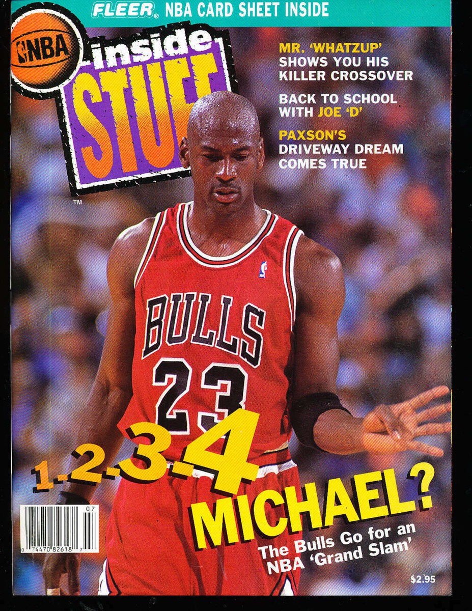 NBA Inside Stuff Michael Jordan fleer 93 card sheet bx10 | eBay