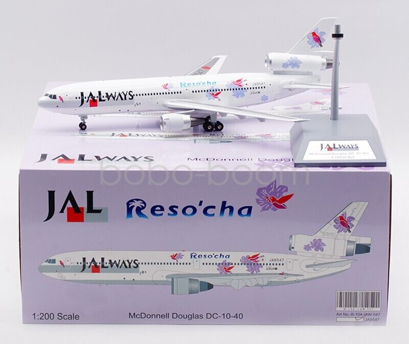 1:200 B-Models JAL DC-10-40 JA8547 Reso'cha Diecast Aircraft 1:200 B-Models JAL DC-10-40 JA8547 Reso'cha Diecast Aircraft
