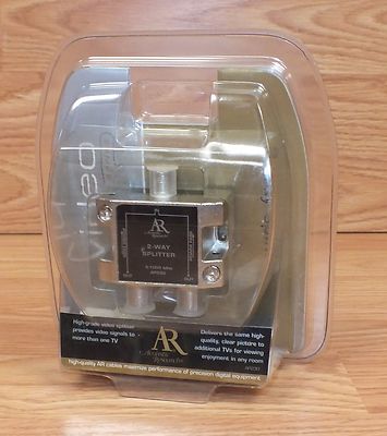 Acoustic Research (AP230) High Performance 1.5GHz 2-Way Video Splitter **NEW** 
