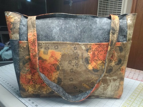 Capricornio Cabra Zodiaco Astrología Signo XL Cartera/Proyecto Bolsa de Viaje Hecha a Mano 15x18 - Imagen 2 de 8