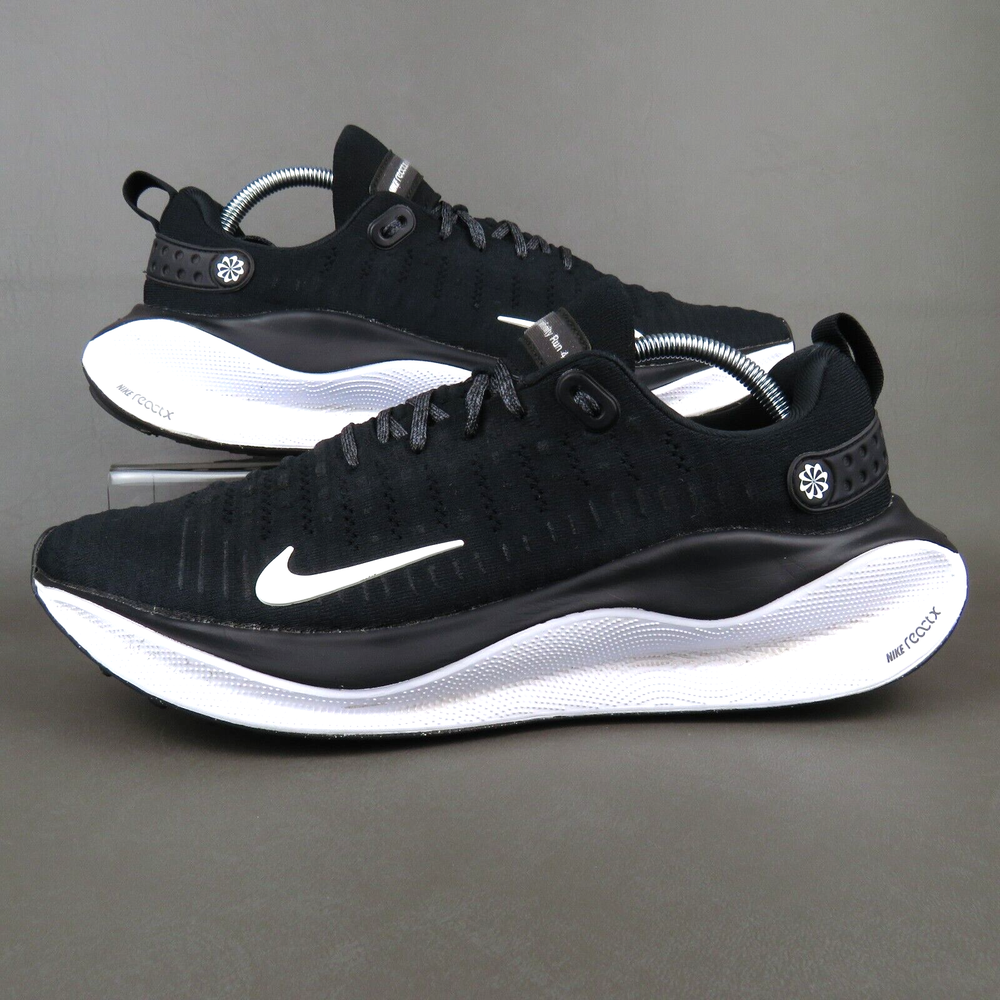 Nike ReactX Infinity Run 4 Black White Mens Running Shoes Size 11.5
