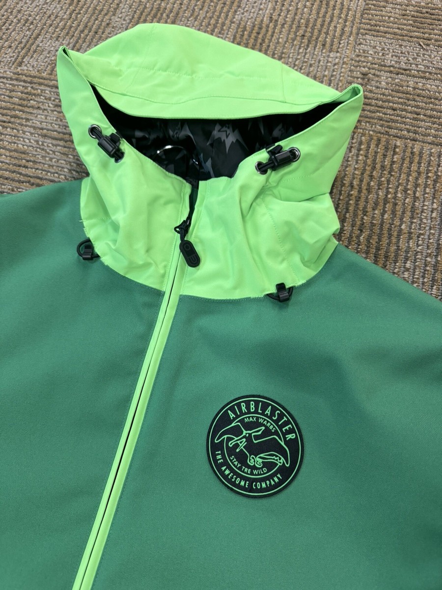 Airblaster Pullover Snowboard Jacket Green 15k XL Men's NWT 2024
