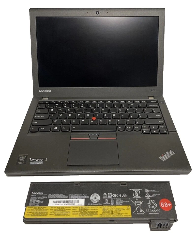 Windows 11 Pro 12.5 Lenovo ThinkPad x250 Intel i5-5200U 2.20GH 256GB SSD 8GB RAM - Image 2 of 4