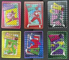 2019 Power Rangers Stickers x6 - Surreal Entertainment Hasbro RARE!!