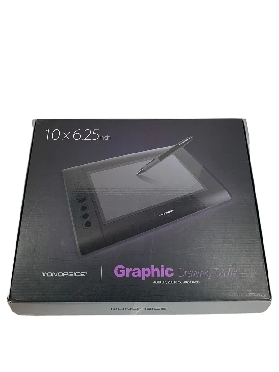 Monoprice 110594 Graphics Tablet Black 10x6.25 Tablets & Ereaders