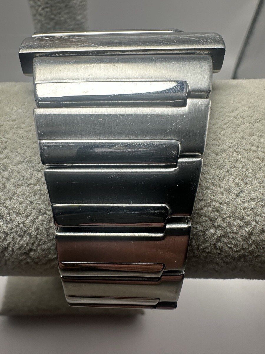 Fossil JR9532 Men's Silver Stainless Steel Analog Digital
