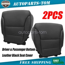 Front Bottom Black Replacement Leather Seat Cover For Honda CR-V 2012-2016 US
