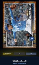 26 Topps Bunt DIGITAL Series 1 Orange Holofoil LEGENDARY 25cc Stephen Kolek
