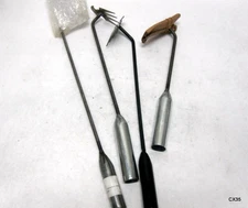 4 Pack of Various Sizes Garden Hand Weeder Uprooting Tool Weed Removal