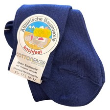 Vintage Men's Deadstock Navy Over Calf Dress Socks Made West Germany EU 39-42