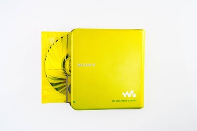 Sony MZ-E630 MD Minidisc Walkman (yellow GREEN) [26709] [DEMO / PLAYS]