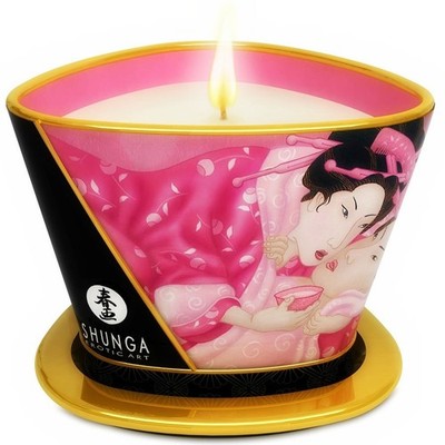 Shunga - Mini Kuss Duftkerze Mit Aromatischen Rosenmassage 170