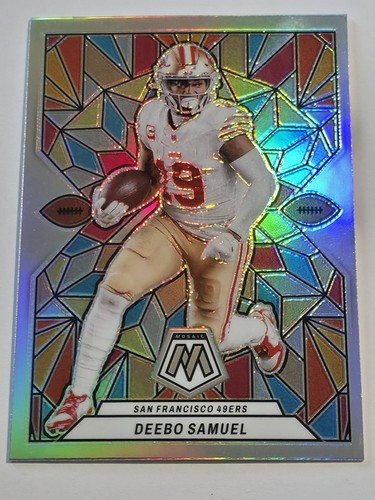 Deebo Samuel #SG-10 2024 Panini Mosaic Stained Glass card