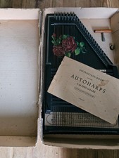 Vintage Rosetti 32 String 12 Chord German Autoharp In Original Cardboard Package