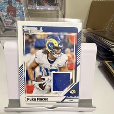 Panini Donruss Threads Puka Nacua #DTH-PNU Los Angeles Rams Memorabilia Insert