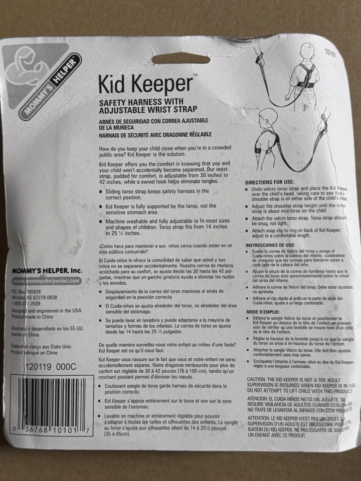 Arnés/Correa de Seguridad Mommy's Helper Kid Keeper 10101 AZUL ✨NUEVO✨ Foto 2 de 2