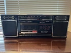 VINTAGE Sharp GF-320 Radio Stereo Boombox Detachable Speakers TESTED WORKING