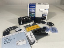 Olympus Tough TG-850 Waterproof Digital Camera w/3" Flip Screen Extras Perfect