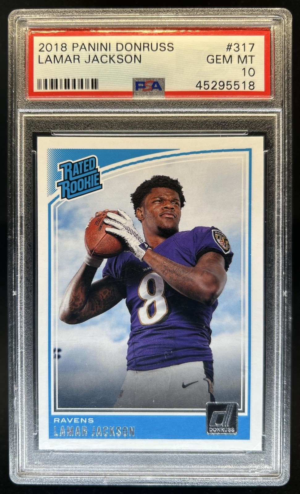 Lamar Jackson Panini Donruss #317 Base