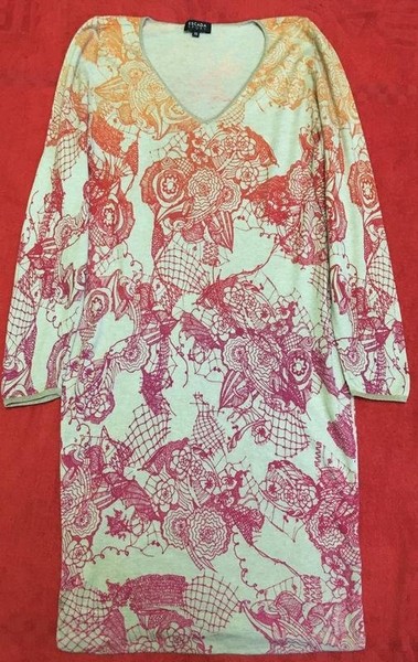 Women Escada Dress Multicolor Cotton 34