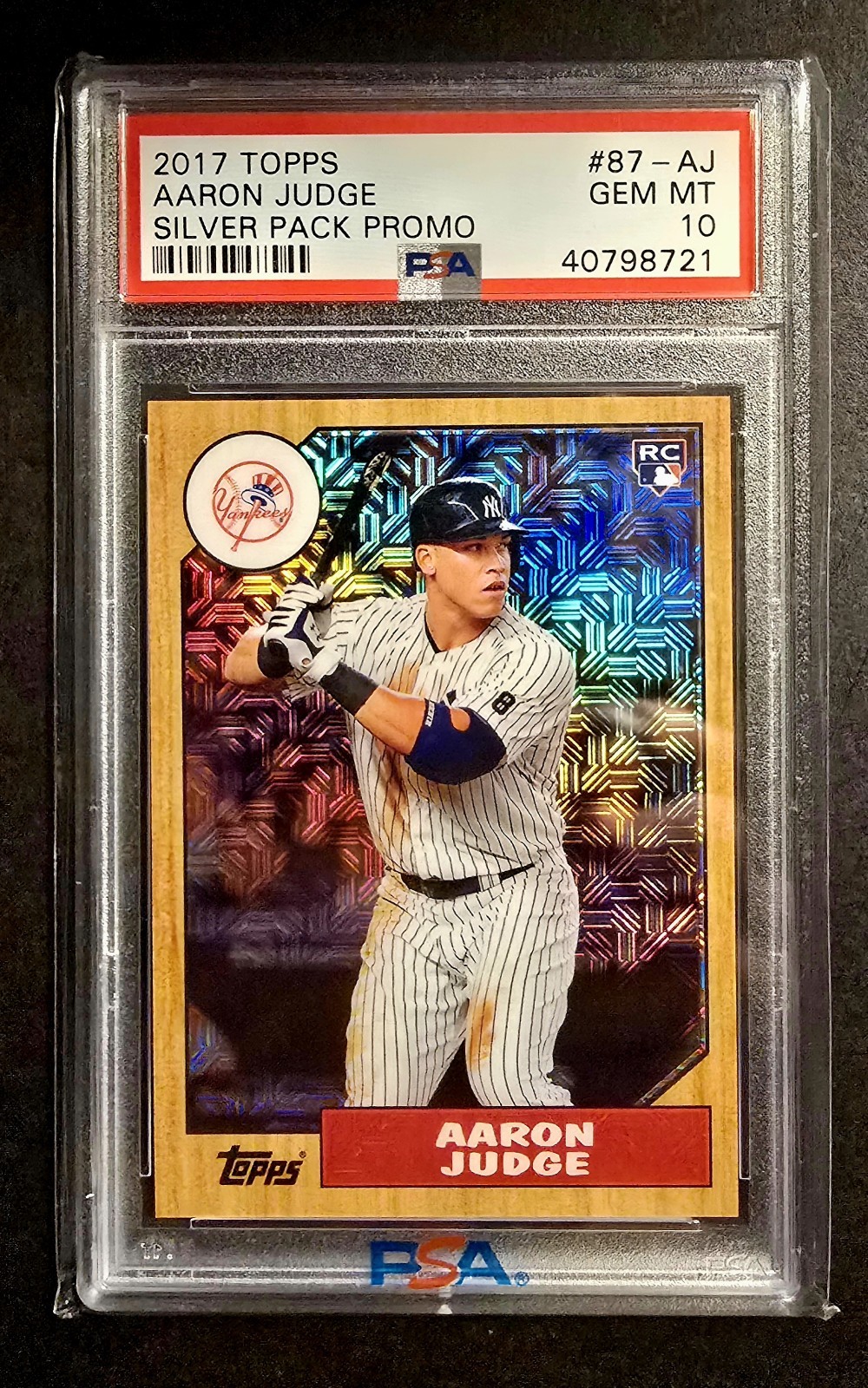 Aaron Judge 2017 Topps Silver Pack Promo Rookie #87 PSA 10 Gem Mint RC Yankees