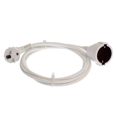 Schuko Verlängerungskabel 5m 230V/16A IP20 Weiß PVC as - Modell-Nr