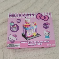 Hello Kitty Boba Tea shop Build Set  Figure - 158 Pieces