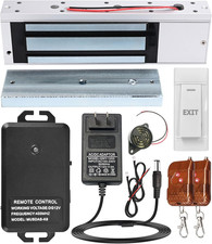 Access Control System with Remote Control   1200Lbs Magnetic Door Lock Kit, 12V