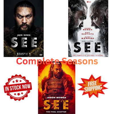 SEE Complete Series Seasons 1-3 DVD Box Set HD 2019-2022 Free Shipping