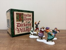 DEPT 56 DICKENS VILLAGE ACCESSORY "NINE LADIES DANCING IX " #58385 In Box