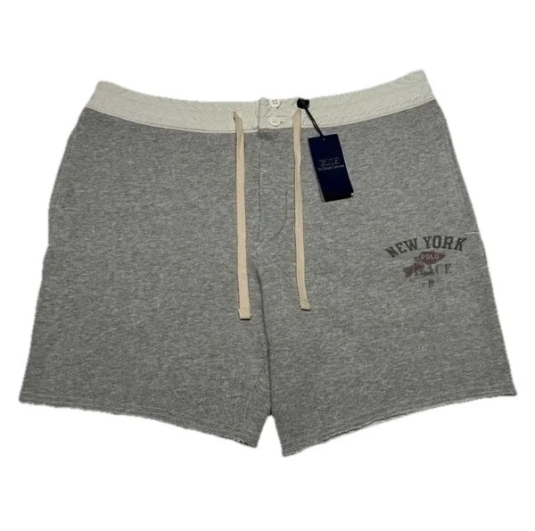 Polo Ralph Lauren NYC Track Graphic Mens 19cm Fleece Sweat Shorts Grey
Opens in a new window or tab