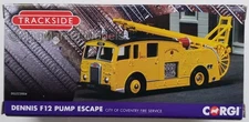 CORGI TRACKSIDE · DENNIS F12 PUMP ESCAPE · YELLOW · OO GAUGE · BRAND NEW