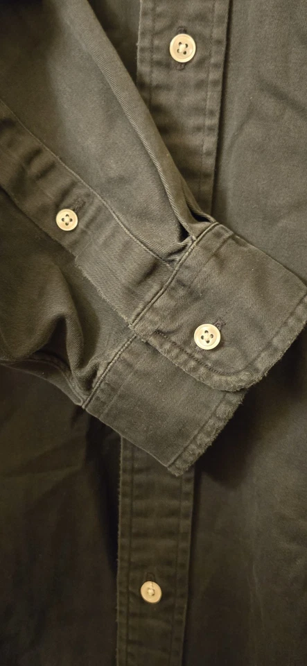 Polo Ralph Lauren Shirt Mens 2XLT 2XL Tall Black Classic Fit Button Dress *Flaw* - Image 3 of 4