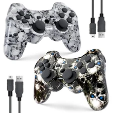 Controller for PS-3 Wireless, Gaming Remote Joystick for Play 3 with Charger