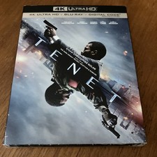 Tenet 4K Ultra HD, Blu-ray, 2020 Brand New Sealed w/ Slipcover