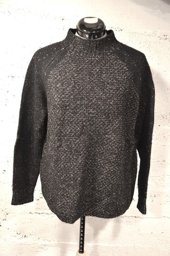 Vince  woven black sweater Women's  size M - Wool silk Cashmere