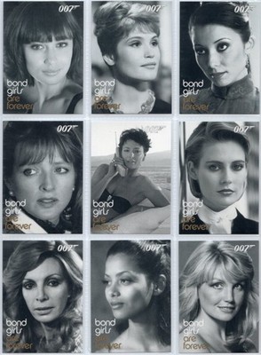 James Bond 007 In Motion 2008 Bond Girls Are Forever 24 Card Set BG49 to BG72