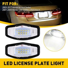 Pair Led License Plate Light Direct For Acura Tl Tsx Mdx Honda Civic Accord Ei Pair Led License Plate Light Direct For Acura Tl Tsx Mdx Honda Civic Accord Ei